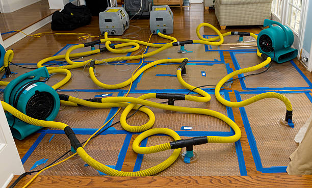 Professional Crawl Space Water Removal technician working in Athelstane, WI